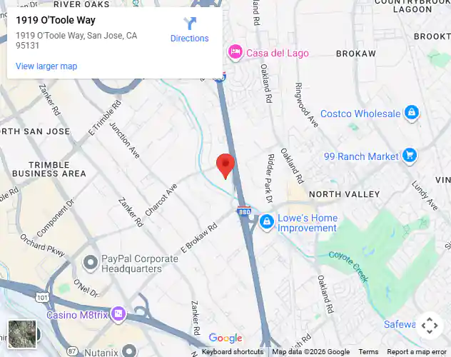 Map to ViCGI San Jose